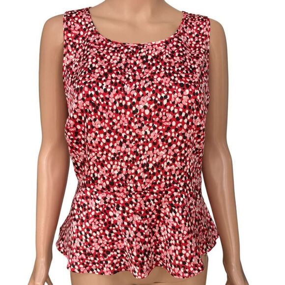 Talbots Tops - Talbot’s women’s babydoll blouse Valentine’s Day side zipper size 6